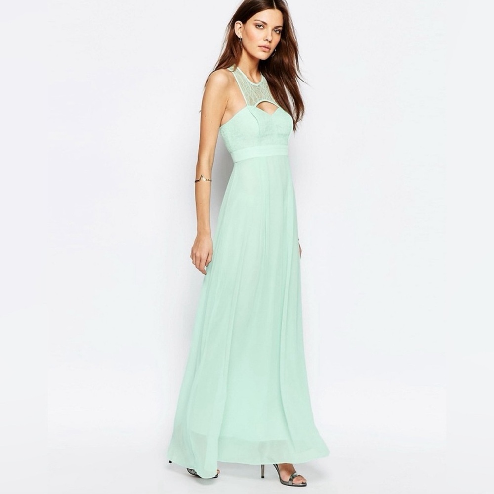 BCBGeneration Mint Green Maxi Dress